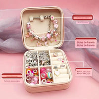 🎁 Kit Completo de Pulseras Mágicas: ¡Crea y Personaliza ! LLEVA TU JOYERO GRATIS 🌸