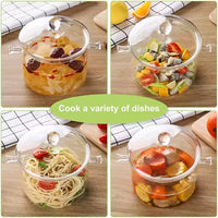Cocina Más Saludable Y Transparente Con Nuestra Olla De Vidrio