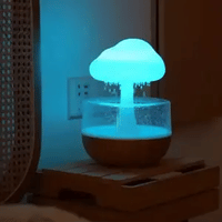 Duerme Mejor con este Humidificador de nube y Lluvia con Luz Nocturna