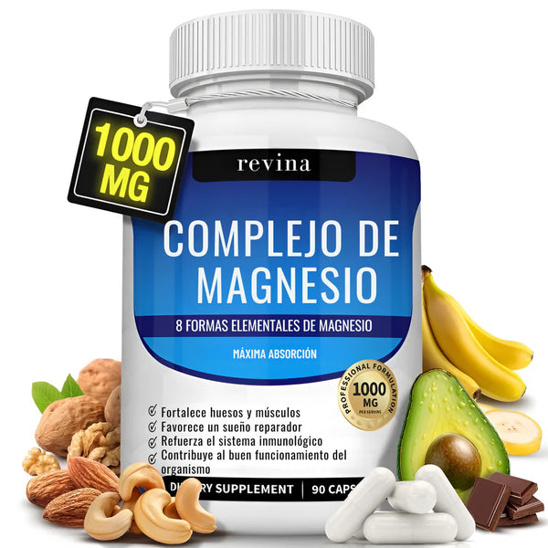 Magnesio Revina: el equilibrio para tu cuerpo 8 Magnesios en 1
