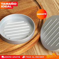 ¡Prepara hamburguesas perfectas en segundos con nuestro molde manual!
