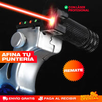 ¡Apunta con Precisión Total! La Resortera con Láser que Revoluciona tu Puntería