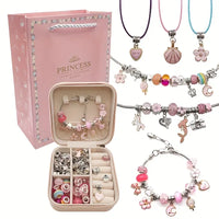 🎁 Kit Completo de Pulseras Mágicas: ¡Crea y Personaliza ! LLEVA TU JOYERO GRATIS 🌸