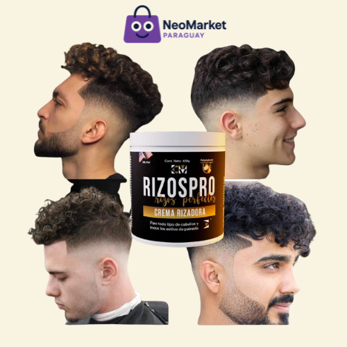 Crema rizadora RizosPro: brillo, control y suavidad