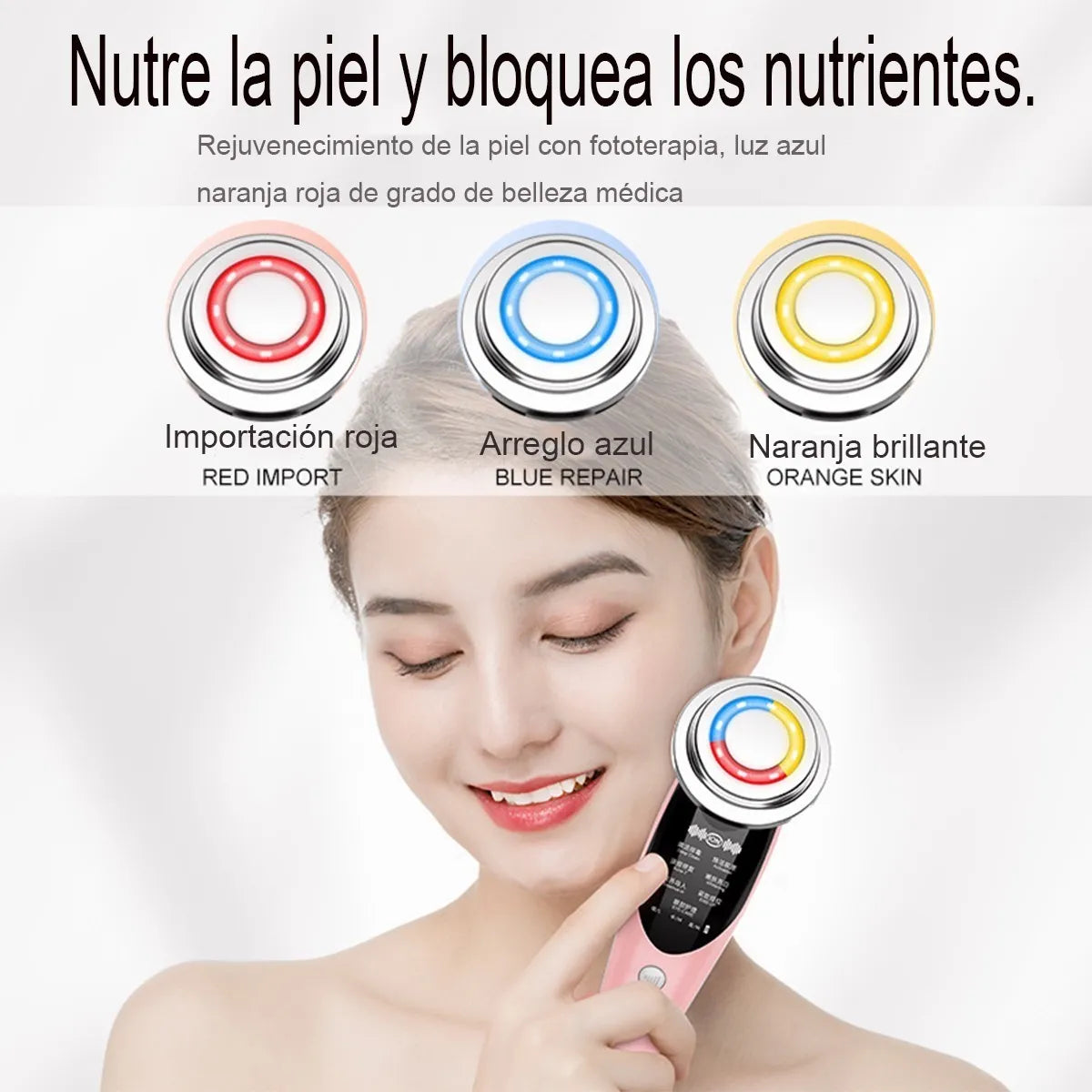 Rejuvenece Tu Piel en Casa con Fototerapia LED 7 en 1