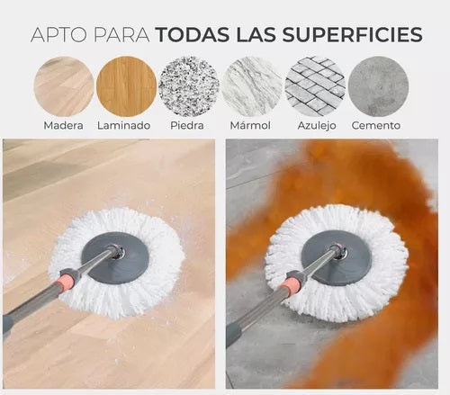 Limpieza Sin Esfuerzo: Descubre Nuestro Trapeador Giratorio