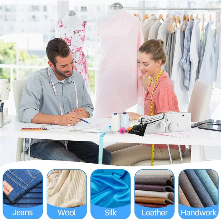 Mini Maquina De Coser: ¡Compacta, Portátil y Potente!