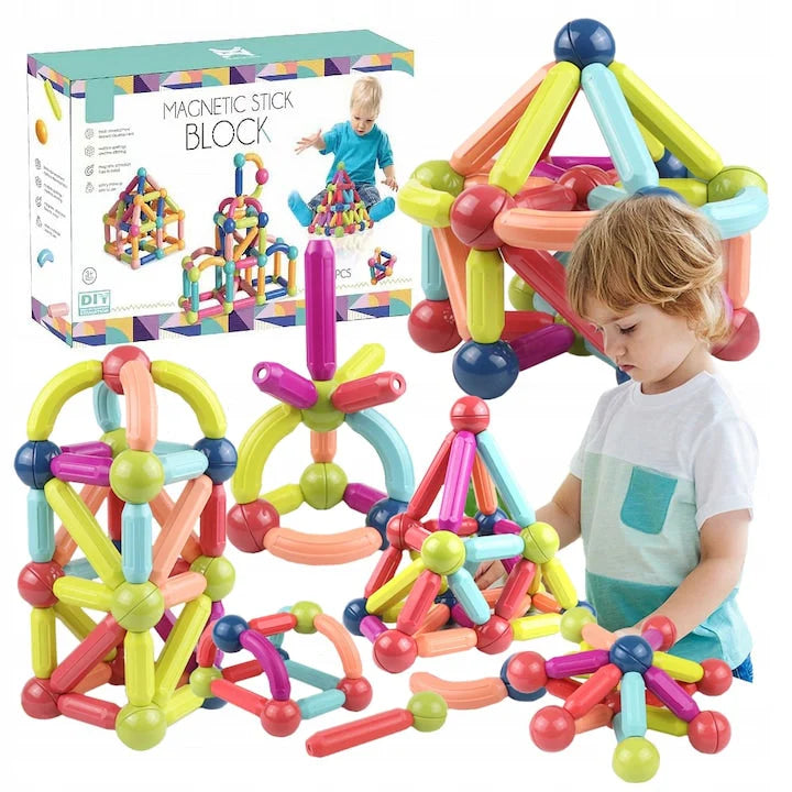 Descubre el Juego de Construcción Magnética – ¡Diversión y Aprendizaje Ilimitados!