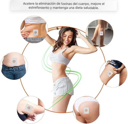 Pierde Medidas Sin Esfuerzo con Parches Herbales Detox ¡30 Unidades!