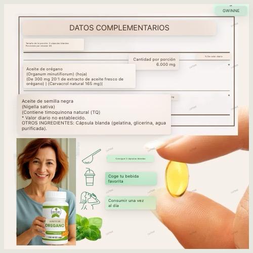 ¿Sufrís de acidez, inflamación o gases con mal olor? 🌿 Descubrí el poder del Aceite de Orégano con Semilla Negra.