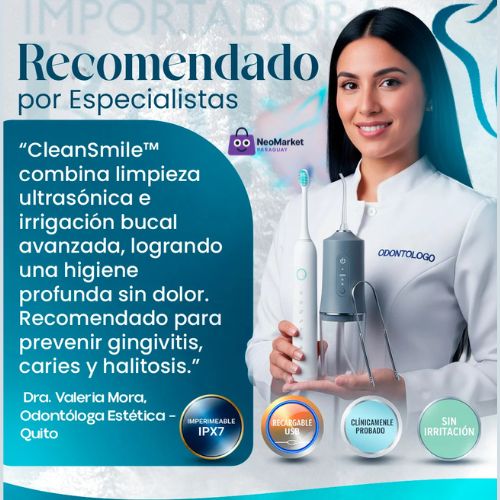 Cepillo Eléctrico + Irrigador   para una boca más limpia y fresca