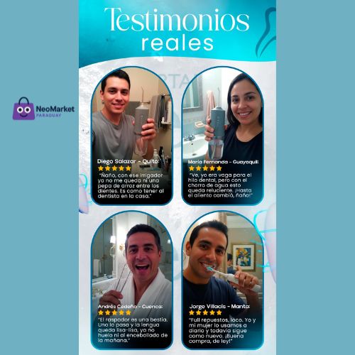 Cepillo Eléctrico + Irrigador   para una boca más limpia y fresca