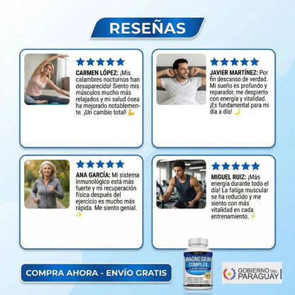 Magnesio Complex™ 8 en 1 💊 100% Original de EE.UU - PAGA 1 LLEVA 2
