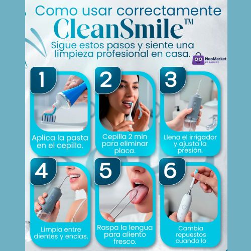 Cepillo Eléctrico + Irrigador   para una boca más limpia y fresca