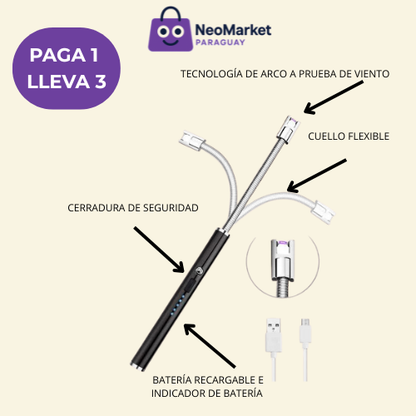 El encendedor más moderno y seguro: sin gas, sin llama 🪄