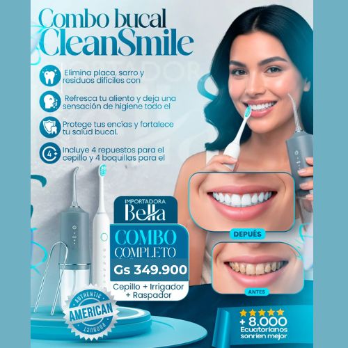 Cepillo Eléctrico + Irrigador   para una boca más limpia y fresca