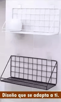 ¡Dile Adiós Al Desorden! Estantes Adhesivos Fáciles De Instalar