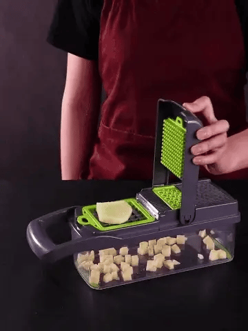 Ahorra tiempo en la cocina con este práctico cortador de verduras