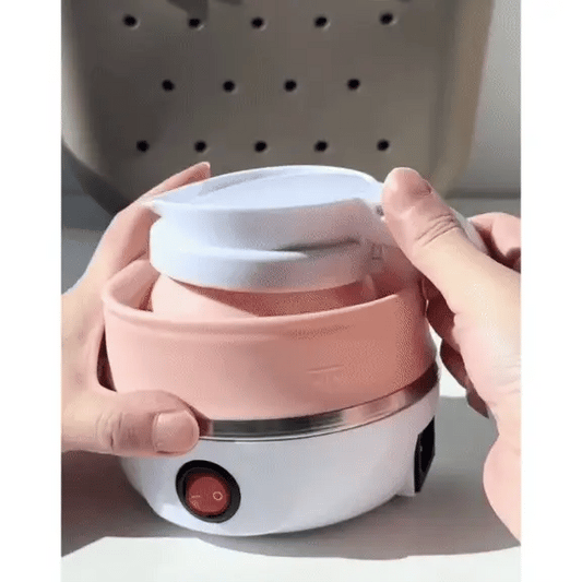 ¡Disfruta Bebidas Calientes Donde Quieras Con Este Hervidor Plegable!