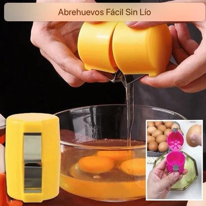 ¡Rompe huevos sin esfuerzo y sin ensuciar con este increíble gadget!