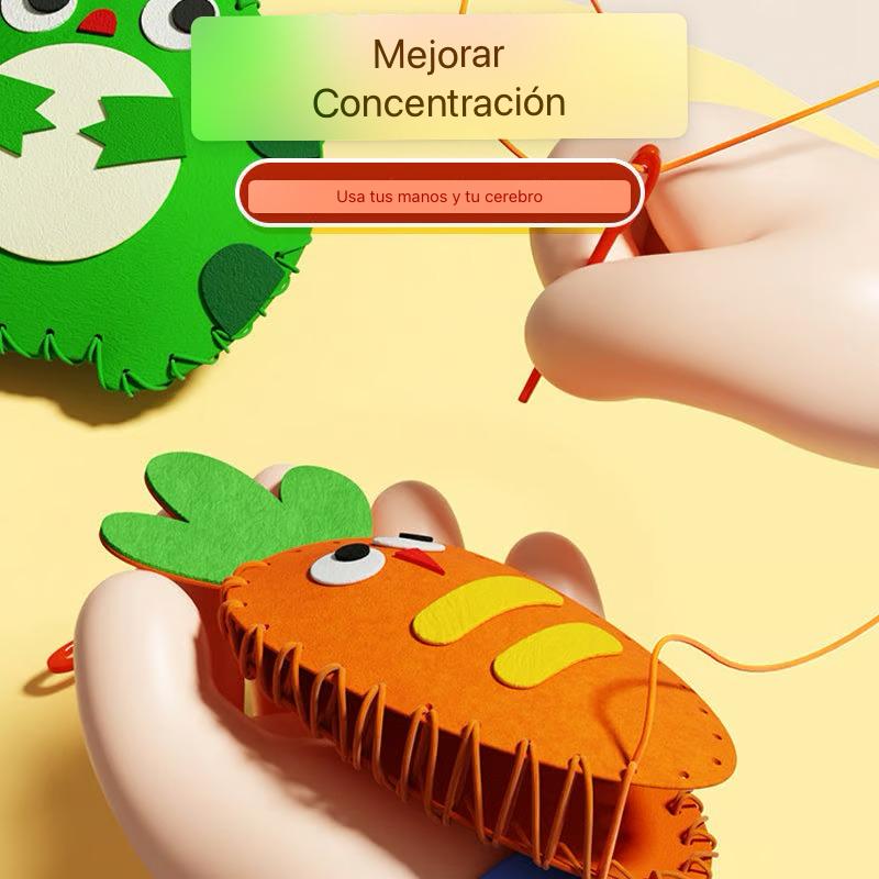 Despierta la Creatividad de tus Pequeños con Este Juego de Costura Divertido