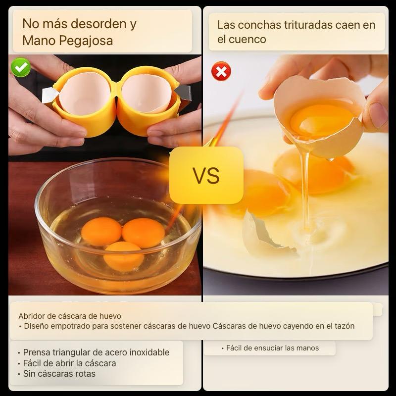 ¡Rompe huevos sin esfuerzo y sin ensuciar con este increíble gadget!