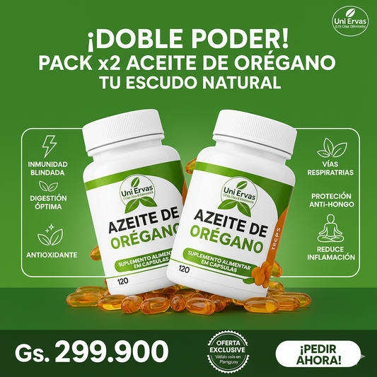 ¡Super Oferta! Refuerza tus defensas con Pack x2 Aceite de Orégano
