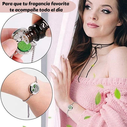 Esencia que Permanece: ¡La Pulsera que Trae Tu Fragancia En tu Mano!