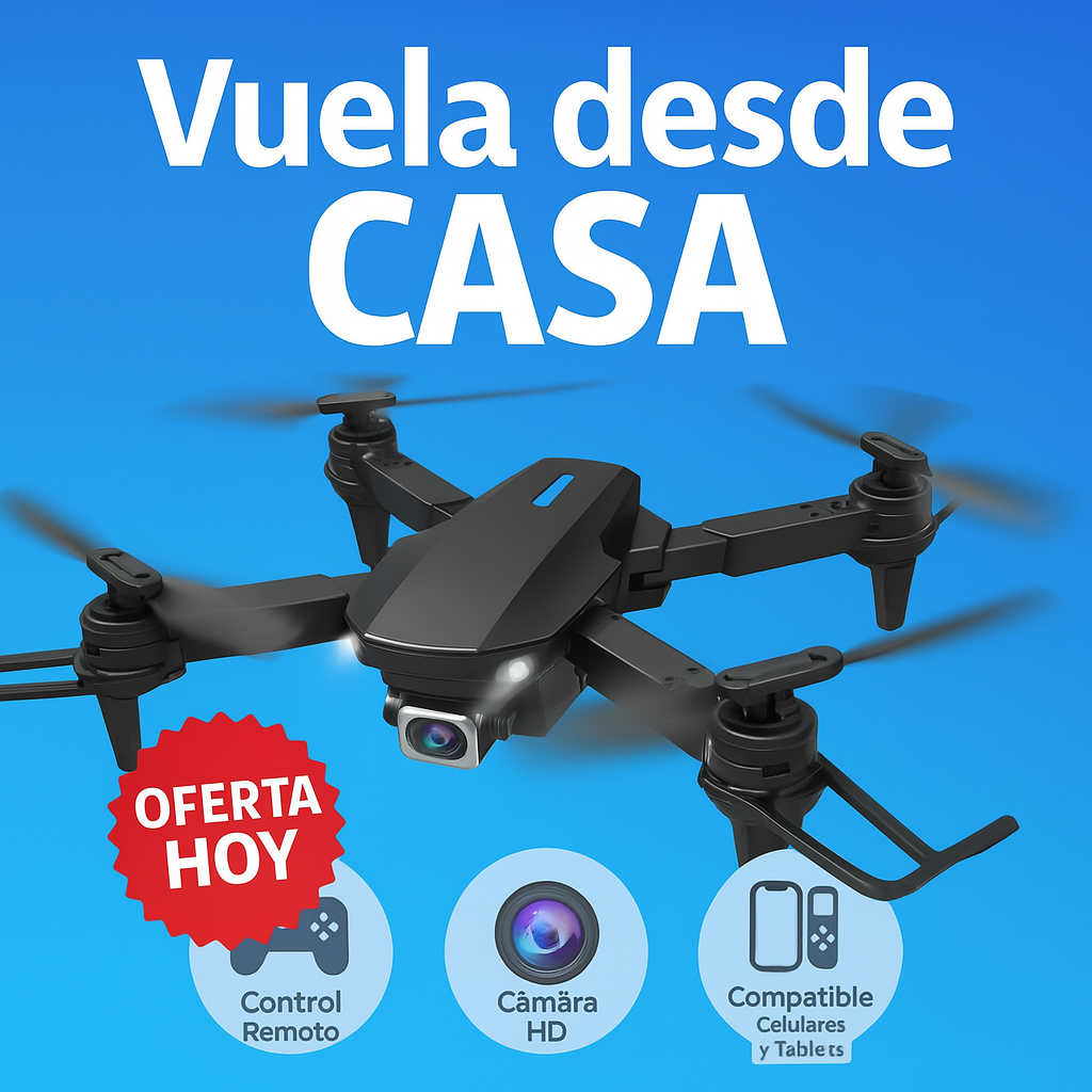 Explora Desde el Aire Sin Salir de Casa con Este Drone Increíble
