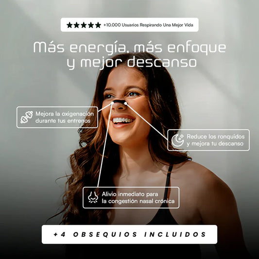 Dile adiós a los ronquidos y al cansancio: respira sin esfuerzo