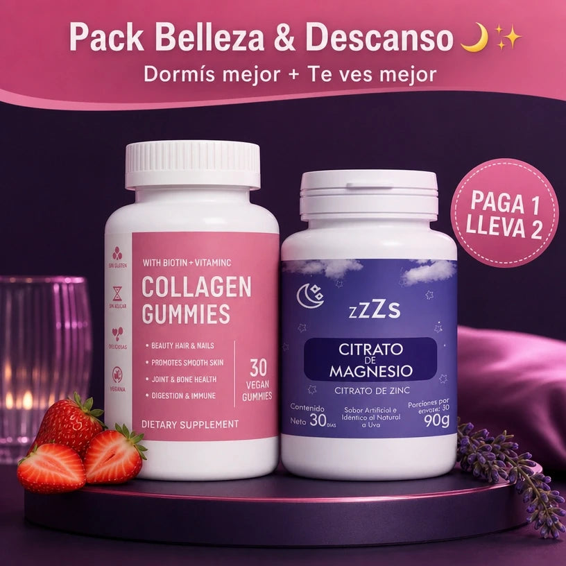 Pack Belleza & Descanso™ | Más Energía, Más Belleza y Menos Estrés