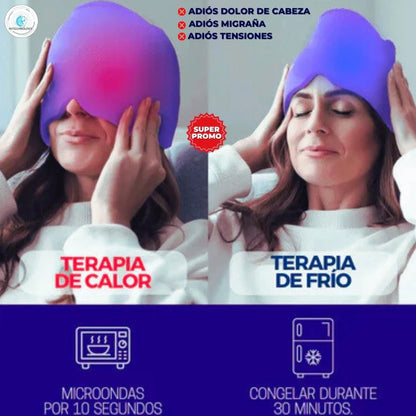 Gorro Terapéutico Alivio Instantáneo para la Migraña !Paga 1 Lleva 2¡
