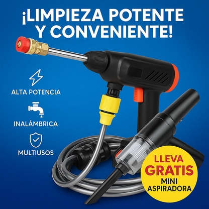 Transforma la Limpieza con esta Potente Hidrolavadora + GRATIS MINI ASPIRADORA