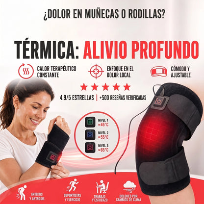 Muñequera y Rodillera Térmica™ – Recupera tu Movilidad Sin Dolor