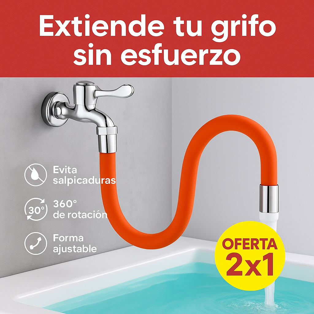 Grifo Flexible 360°: Comodidad, Limpieza Y Eficiencia En Un Solo Giro