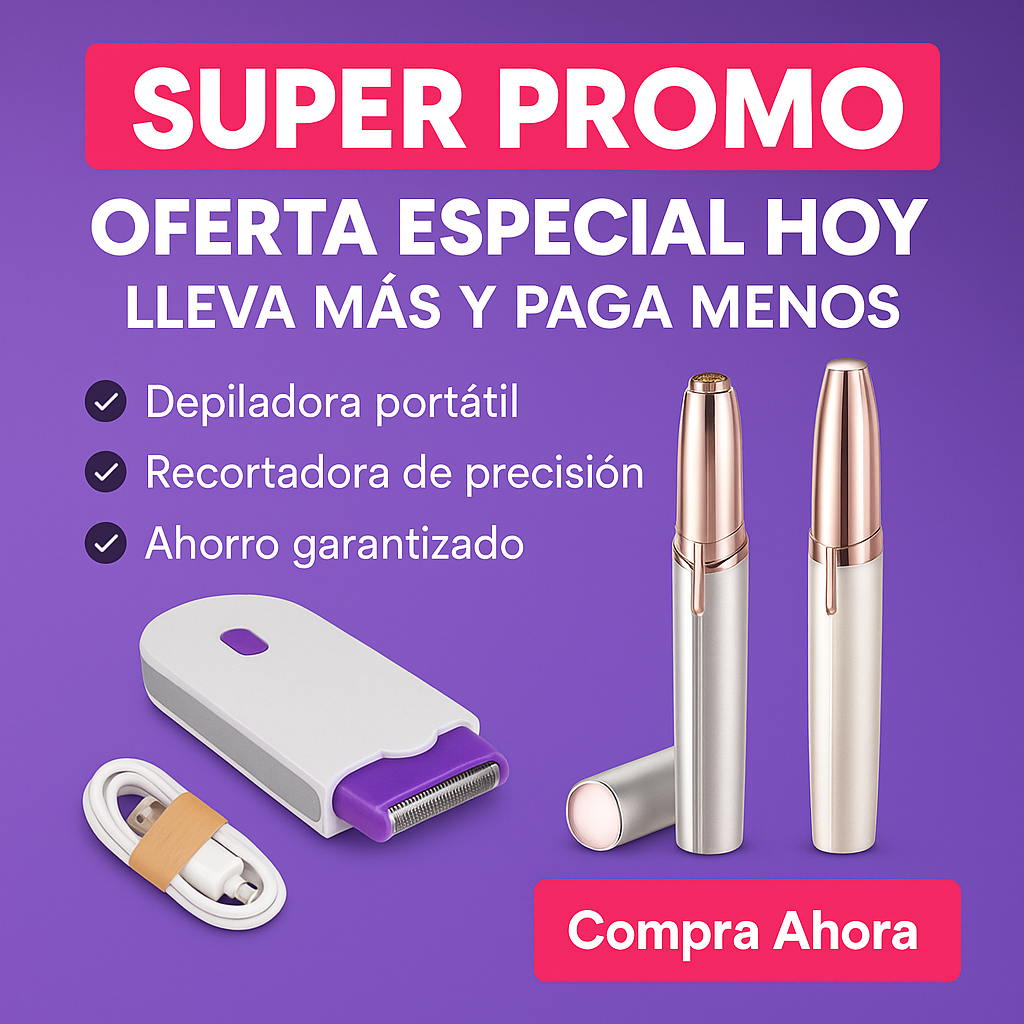 Adiós al Vello Incómodo: Precisión y Suavidad en un Solo Combo