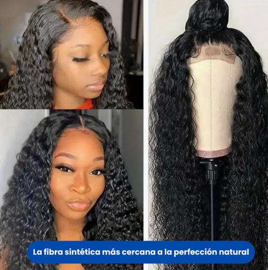 ¡Transforma tu look en segundos con nuestra peluca rizada premium!