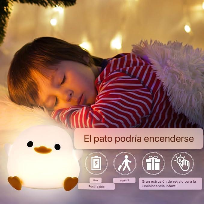 ¡Luz y Alegría en Cada Rincón con la Lámpara Pato Multifuncional!