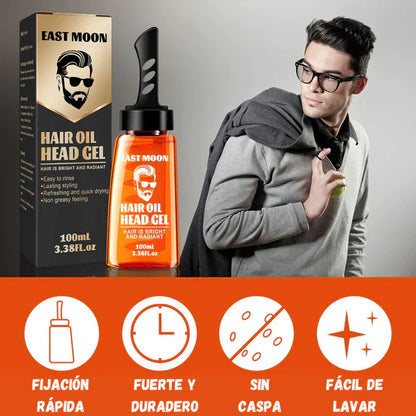 ¡Eleva tu Peinado al Máximo con la Fuerza del Gel de Argán!