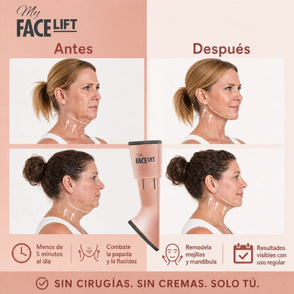 My Face Lift: Menos Papada, Mandíbula Definida y Cuello Firme — Solo 5 Minutos al Día