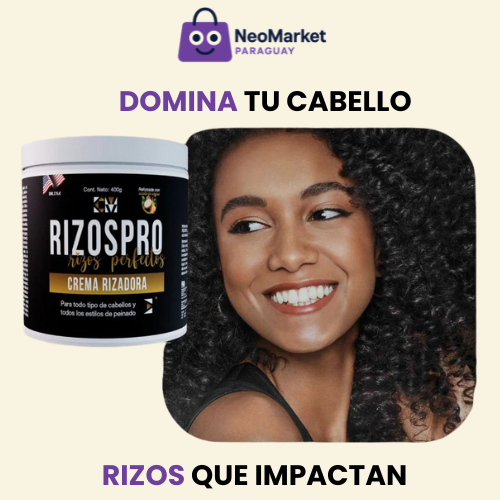 Crema rizadora RizosPro: brillo, control y suavidad
