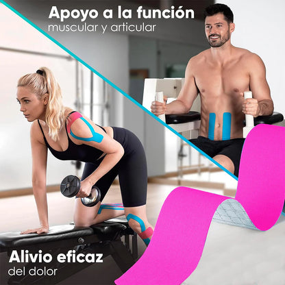 Dile adiós al dolor y evitá lesiones con la cinta kinesiológica más confiable