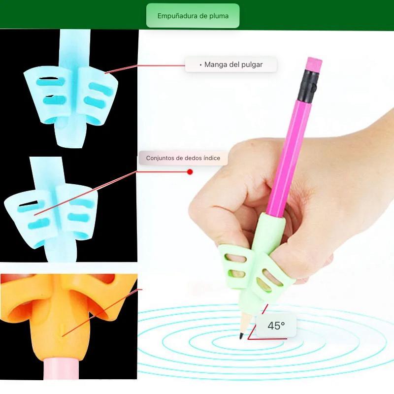 Escribe con precisión con este increíble adaptador para agarre de lápices !