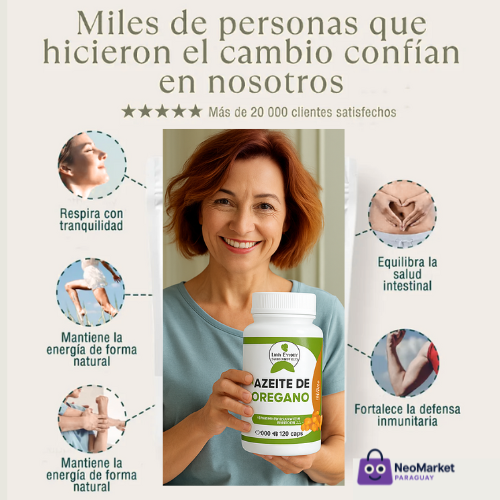 ¿Sufrís de acidez, inflamación o gases con mal olor? 🌿 Descubrí el poder del Aceite de Orégano con Semilla Negra.