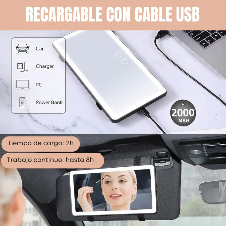 Transforma tu Auto y Viaja con Estilo: Luz LED con Control Táctil