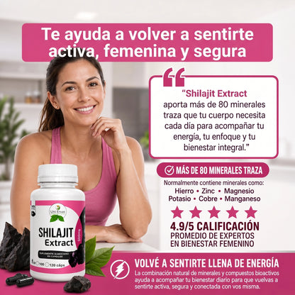 SHILAJIT EXTRACT + Volvé a sentirte deseada, segura y llena de vida
