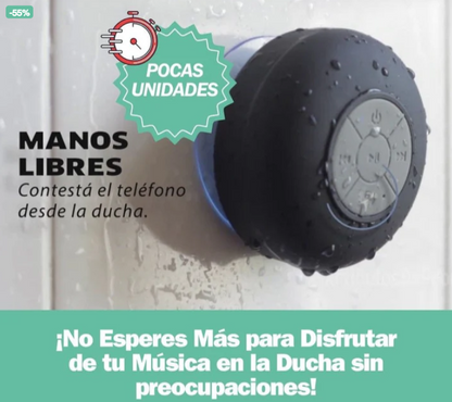 Siente el Ritmo Bajo el Agua - Parlante a Prueba de Agua para Tu Ducha