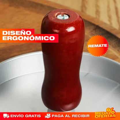¡Prepara hamburguesas perfectas en segundos con nuestro molde manual!