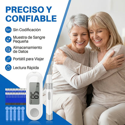 Glucómetro Completo – Medí tu azúcar en segundos y quedate tranquilo