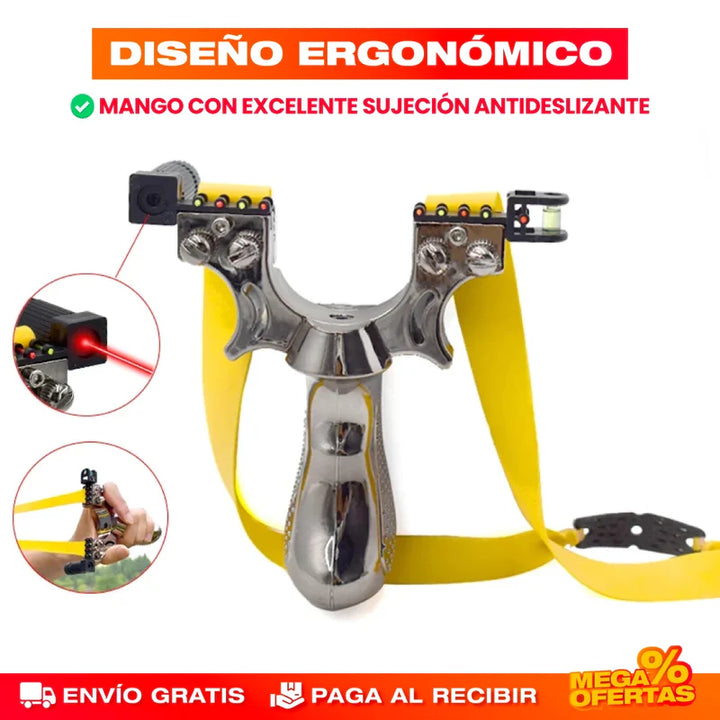 ¡Apunta con Precisión Total! La Resortera con Láser que Revoluciona tu Puntería